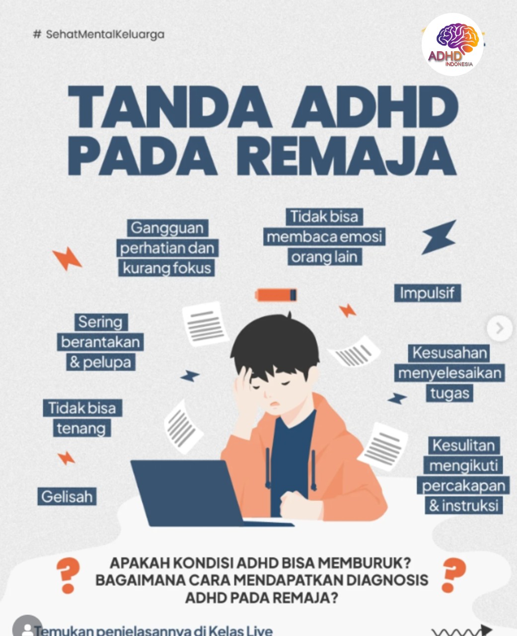 Screening ADHD Non-Diagnostik: Edukasi Awal bagi Orang Tua di Kota Bitung